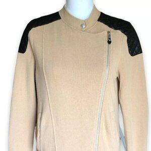 RALPH LAUREN MOTO TAN SWEATER- SIZE M